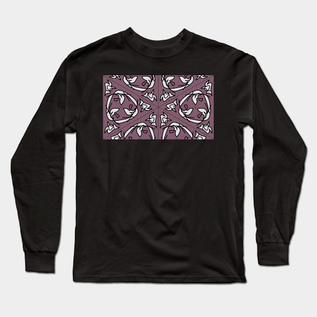 squiggle flight cycle abstract pattern Long Sleeve T-Shirt by davidscohen